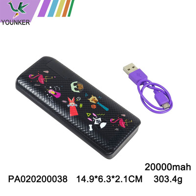 Mini Power Bank 20000mAh Slim Small Power Banks Portable Mobile Cute Cheap Price USB Power bank.