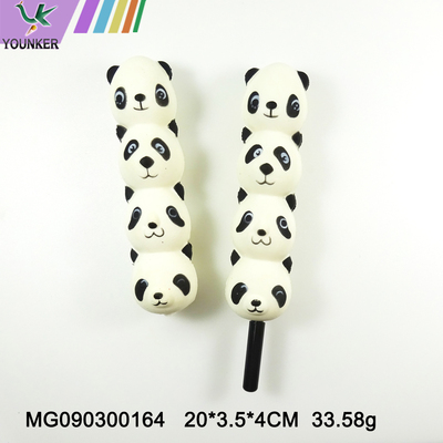 Creative PU Foam Slow Rebound With Pen Children's Cartoon Panda Pinch Decompression Toy Gift.