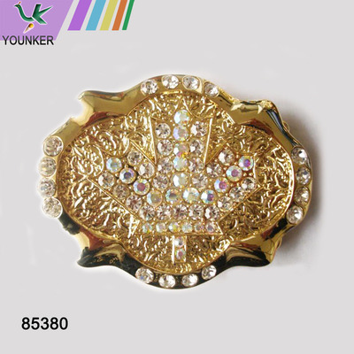 Custom Girls Rhinestone Belt Buckle Crystal Belt Buckle Fashion Accessories.