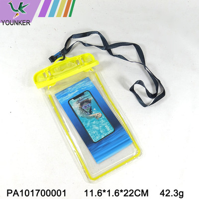 Good Quality Fashion Swimming Waterproof Pouch For Cellphone Mobile Phone Clear PVC Waterproof Case.