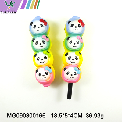 Soft Touch Release Pressure Gift Pen Cute Cartoon Panda Shape Squishy Slow Rebound Ballpoint Pen.