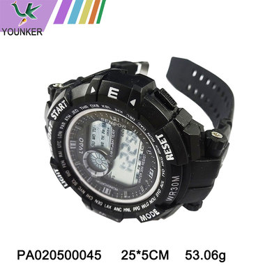 Our Sales Plastic Waterproof Men's Sport Intelligent Circular Multi-functional Electronic Watch.