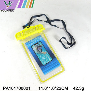 Good Quality Fashion Swimming Waterproof Pouch For Cellphone Mobile Phone Clear PVC Waterproof Case.